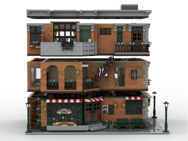 LEGO MOC House of Friends (21319 Central Perk Alternative Build) LEGO MOC  by smertullus
