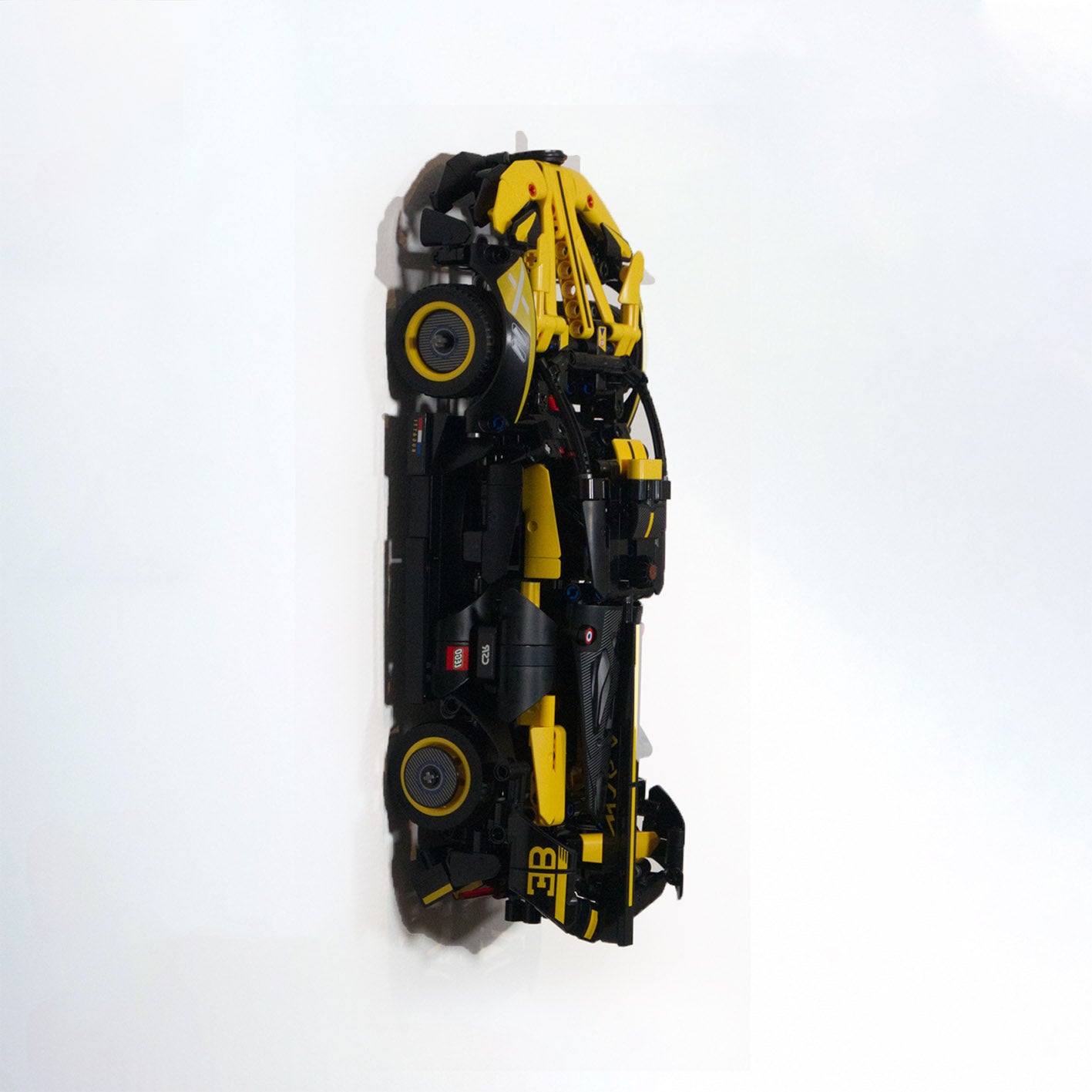 3D Printed Wall Mount 2 in 1 for LEGO TECHNIC BUGATTI BOLIDE 42151