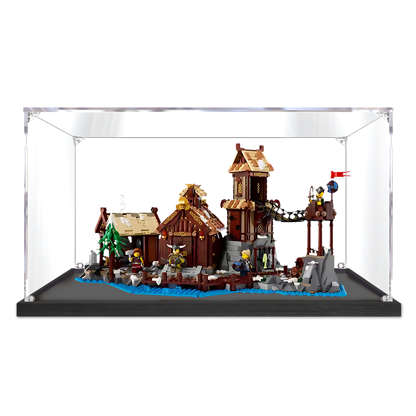 Acrylic Display Case for LEGO® Viking Village 21343