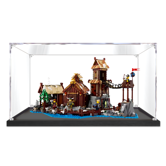 Acrylic Display Case for LEGO® Viking Village 21343