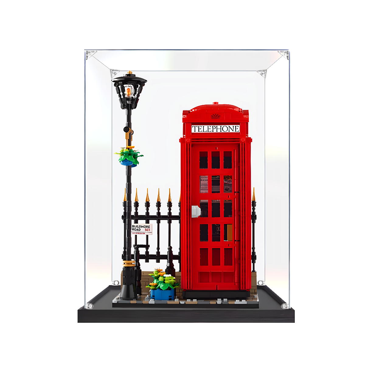 Acrylic Display Case for LEGO® Red London Telephone Box 21347