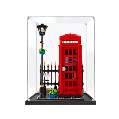 Acrylic Display Case for LEGO® Red London Telephone Box 21347