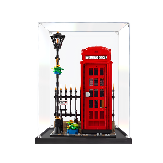 Acrylic Display Case for LEGO® Red London Telephone Box 21347