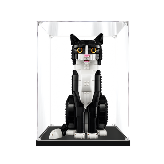 Acrylic Display Case for LEGO® Tuxedo Cat 21349