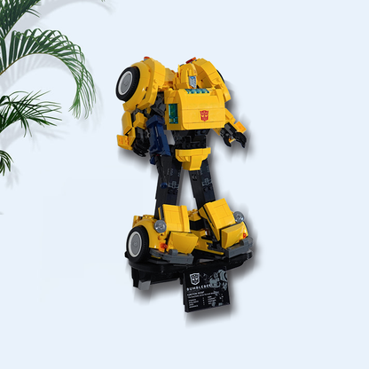 3D Printed Wall Mount for LEGO Transformers Bumblebee 10338