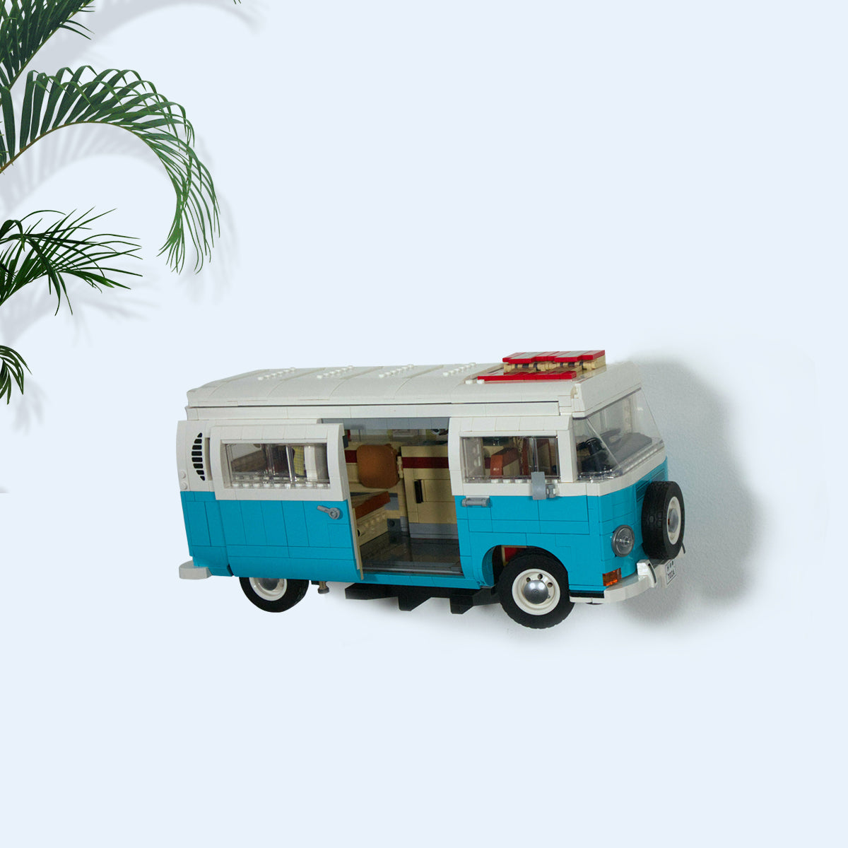3D Printed Wall Mount for LEGO Creator Expert Volkswagen T2 Camper Van 10279