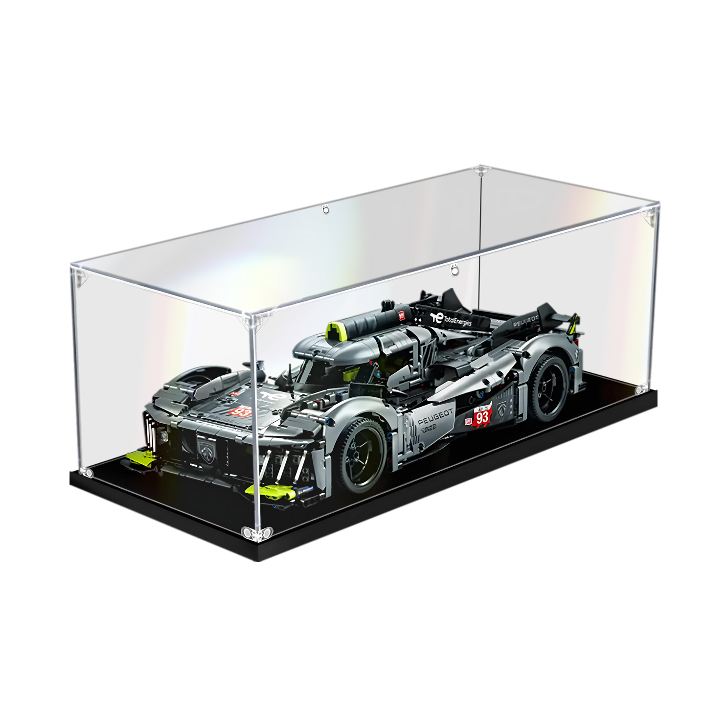 Acrylic Display Case for LEGO® Technic™ PEUGEOT 9X8 24H Le Mans Hybrid Hypercar 42156