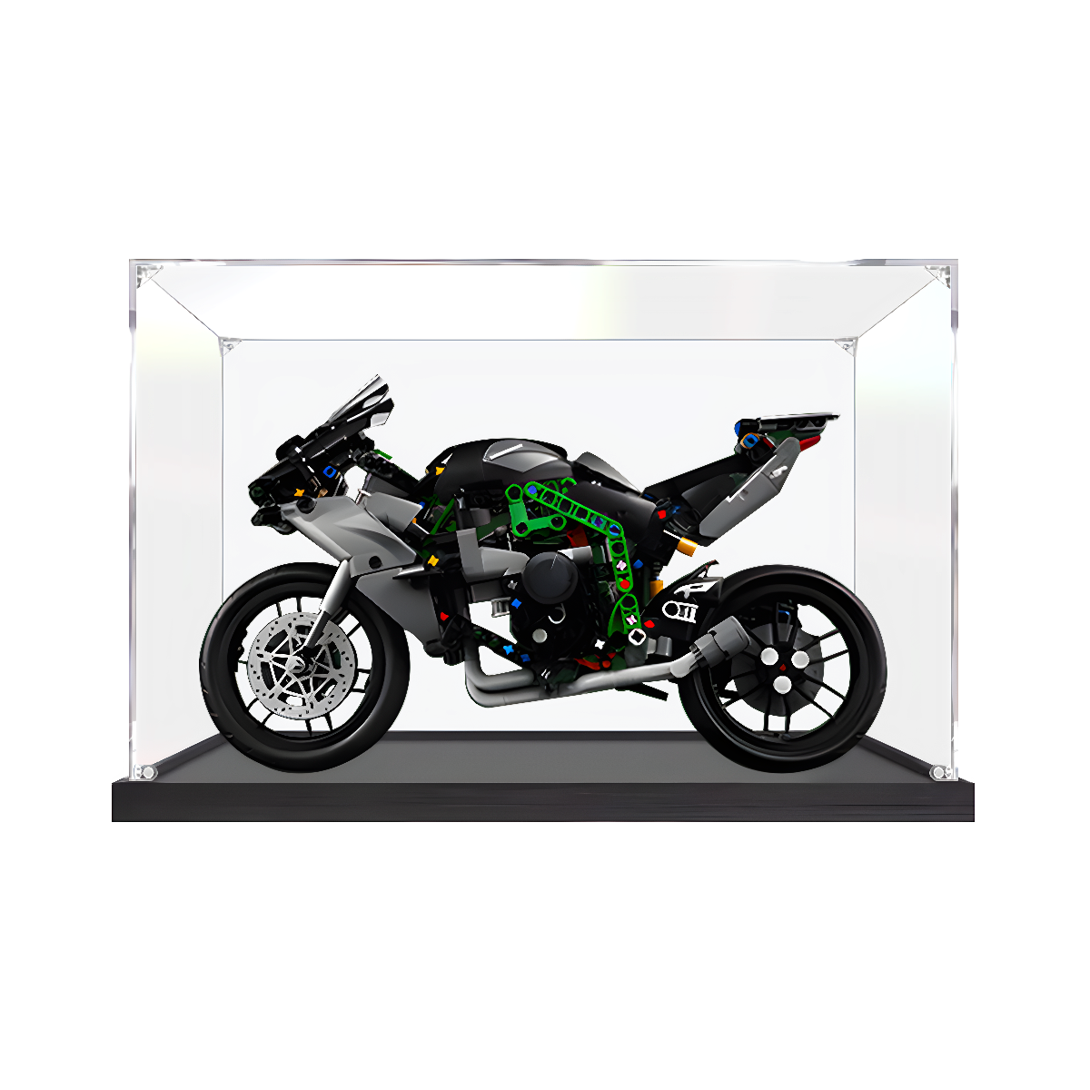 Acrylic Display Case for LEGO® PKawasaki Ninja H2R Motorcycle 42170