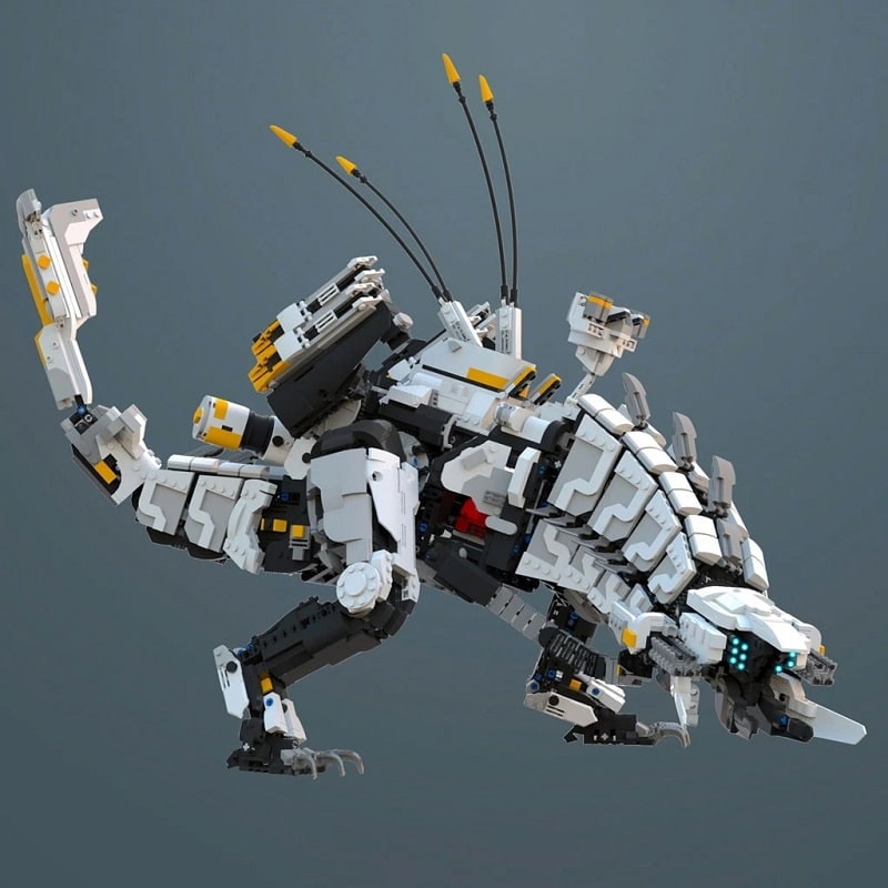 Horizon Thunderjaw Model Kit Building MOC Model 4743 Pieces